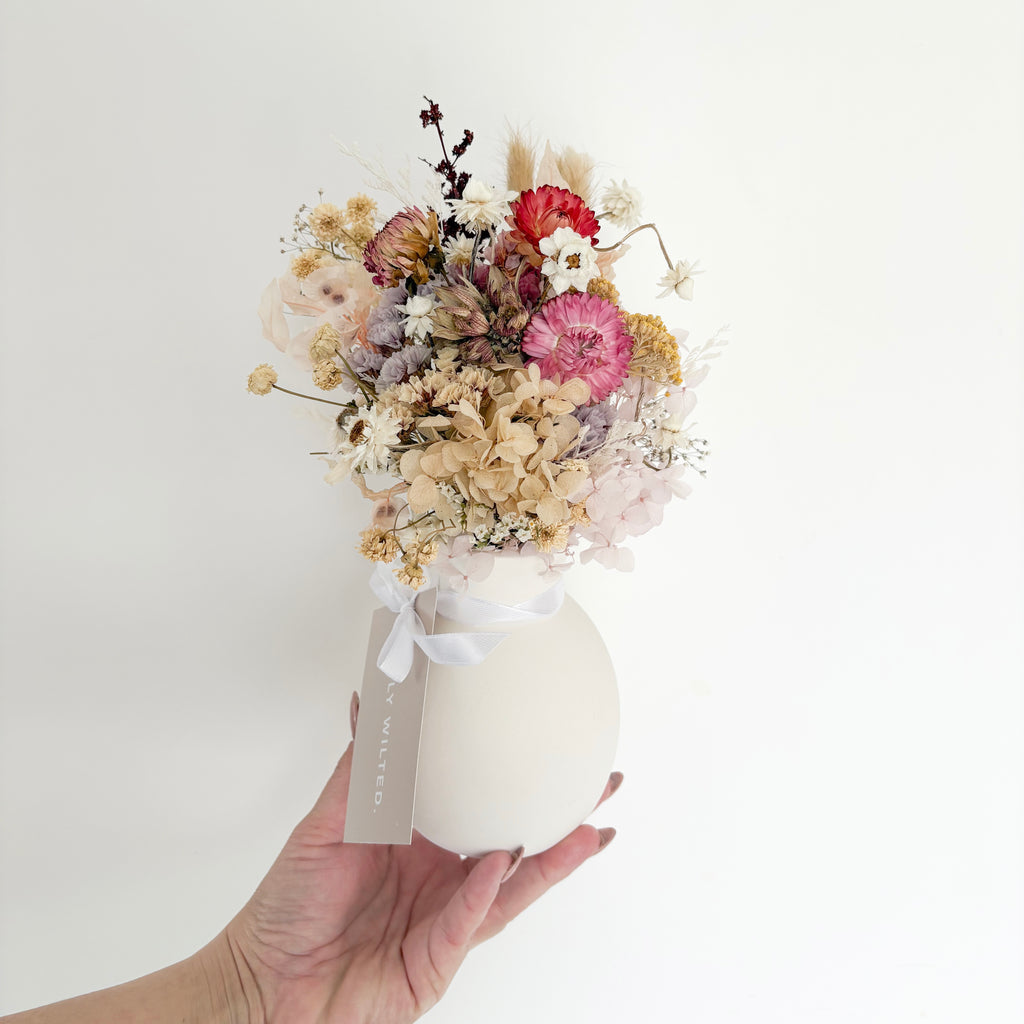 Secret garden vase arrangement