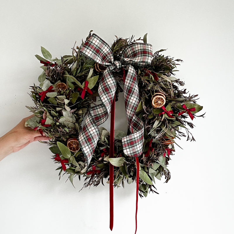 Christmas wreath workshop